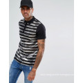 Men′s Polo Shirt in Sequin Stripe